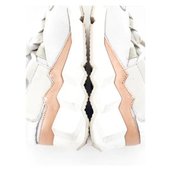 PIERRE HARDY Trek Comet Women's Sneakers White Beige